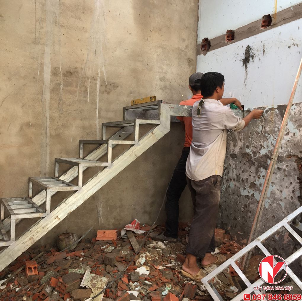 Thi công sửa chữa nhà ở 3 tấm tại Nga Việt