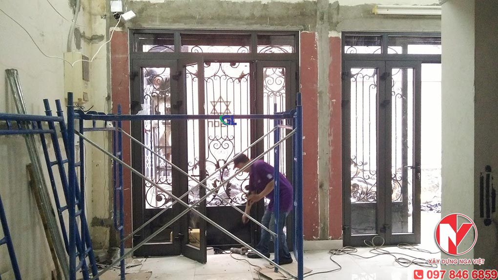 Thi công sửa nhà tại quận Tân Phú của Nga Việt