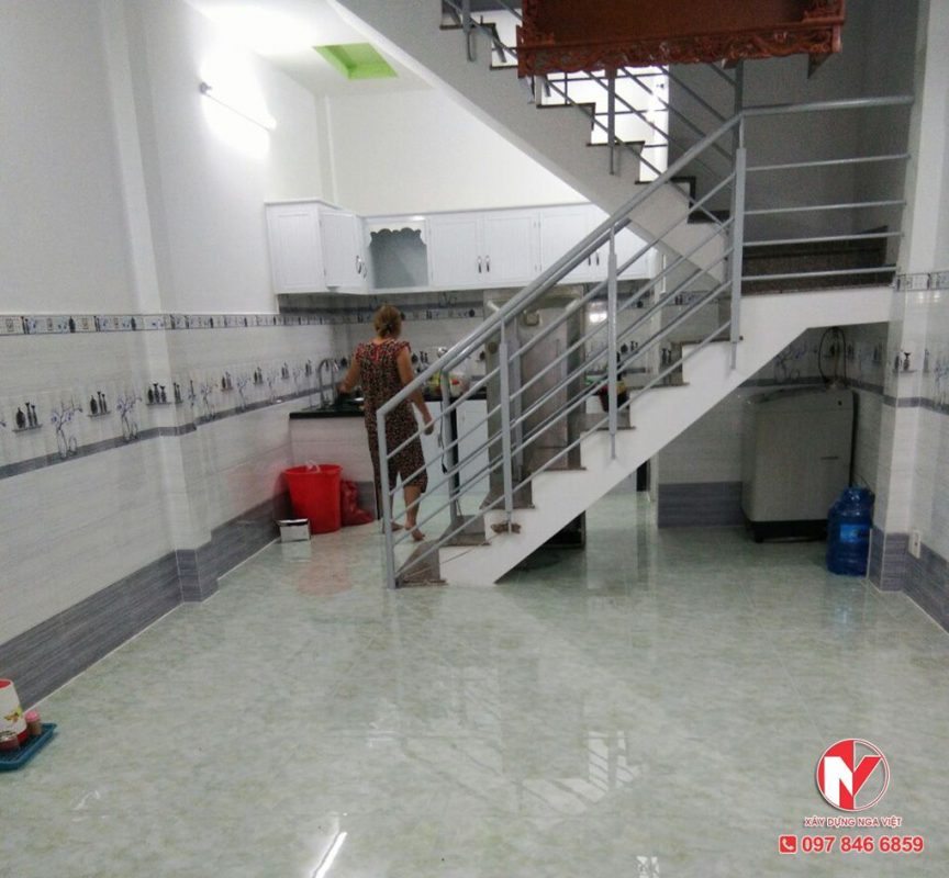 Hoàn thiện 95% dự án cải tạo nhà phố 1 lầu