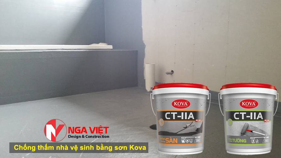 Chống thấm nhà vệ sinh bằng sơn Kova