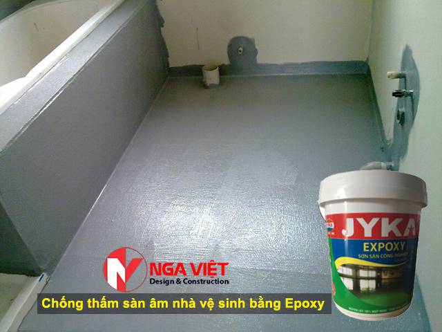 Chống thấm sàn nhà vệ sinh bằng sơn Epoxy