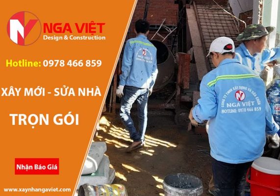 Báo giá xây nhà trọn gói công ty Nga Việt