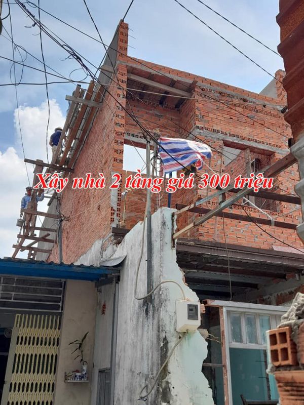 Tư vấn xây nhà 2 tầng giá 300 triệu