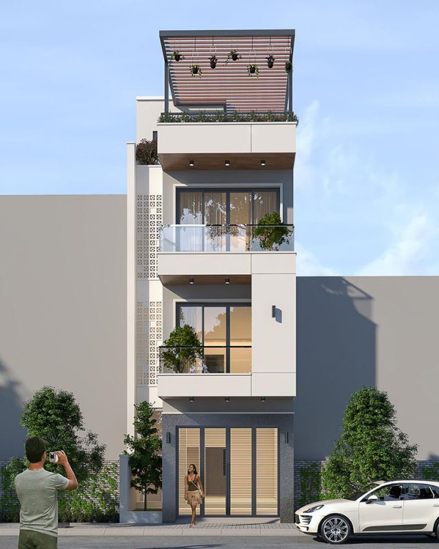 Mẫu nhà 3 tầng 800 triệu đẹp