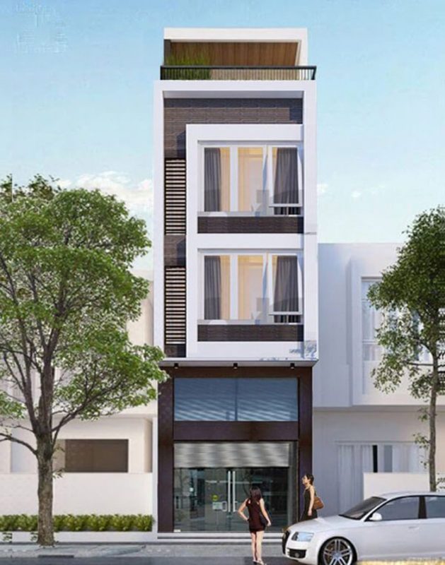 Mẫu thiết kế nhà nghỉ 3 tầng đẹp