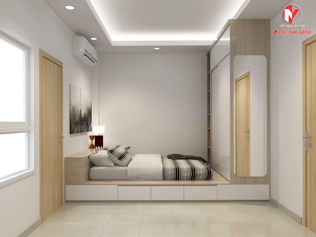 Cải tạo và setup nội thất phòng ngủ cho chung cư