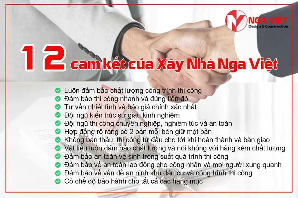 Cam kết sửa nhà tại Nga Việt