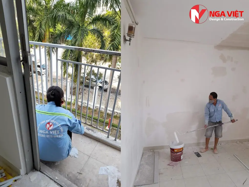 Hình ảnh cải tạo căn hộ chung cư