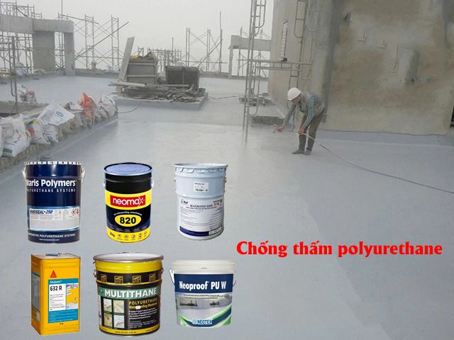 Các vật liệu chống thấm polyurethane