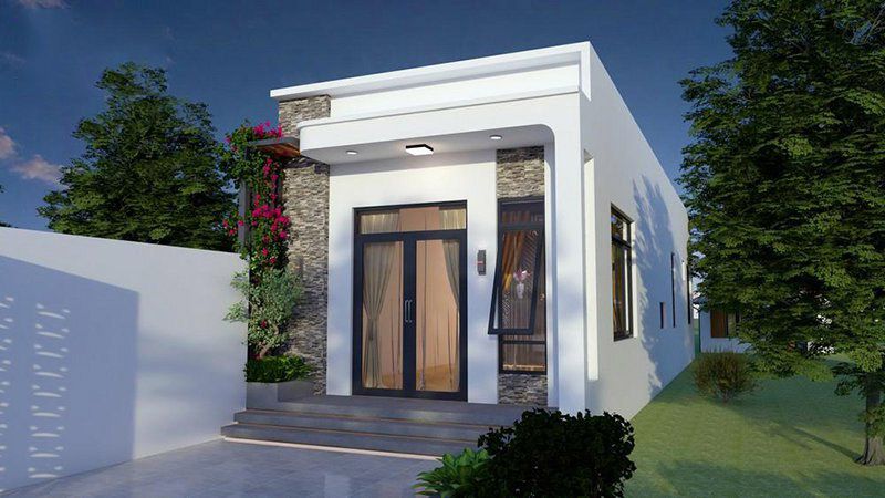 Mẫu tham khảo xây nhà cấp 4 giá 70 triệu thực tế