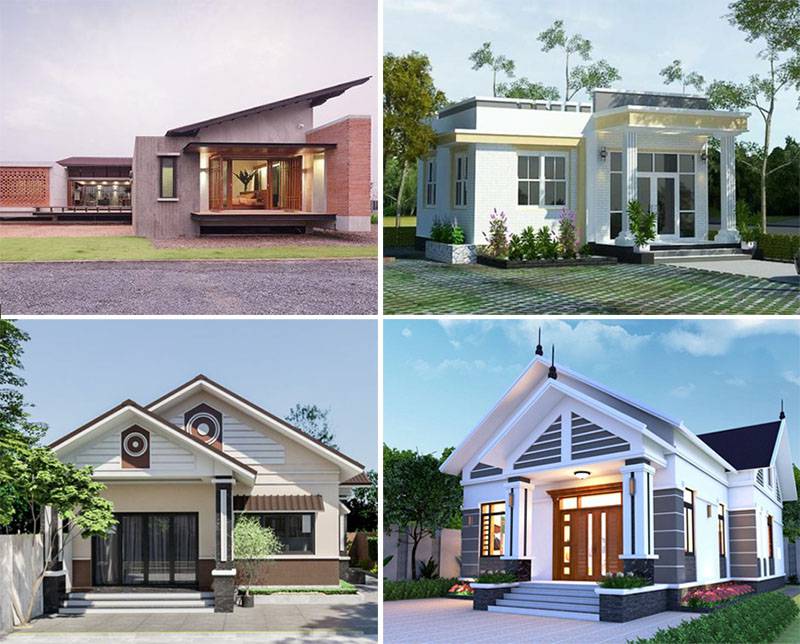 Mẫu xây nhà cấp 4 giá 70 triệu diện tích 6x8m