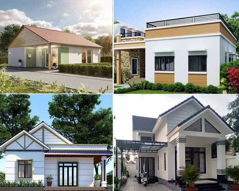 Mẫu thiết kế xây nhà cấp 4 khoảng 150 triệu tiết kiệm Mẫu thiết kế xây nhà cấp 4 khoảng 150 triệu tiết kiệm