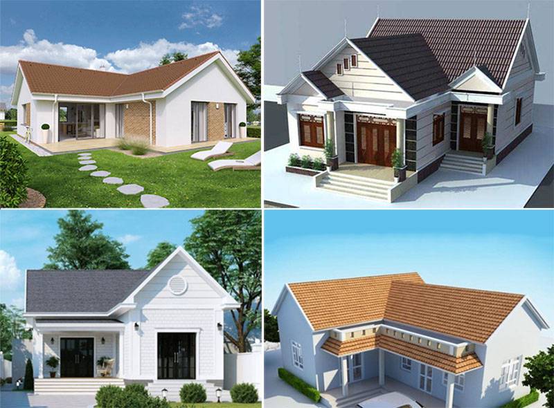 Mẫu xây nhà cấp 4 khoảng 150 triệu dáng chữ L Mẫu xây nhà cấp 4 khoảng 150 triệu dáng chữ L