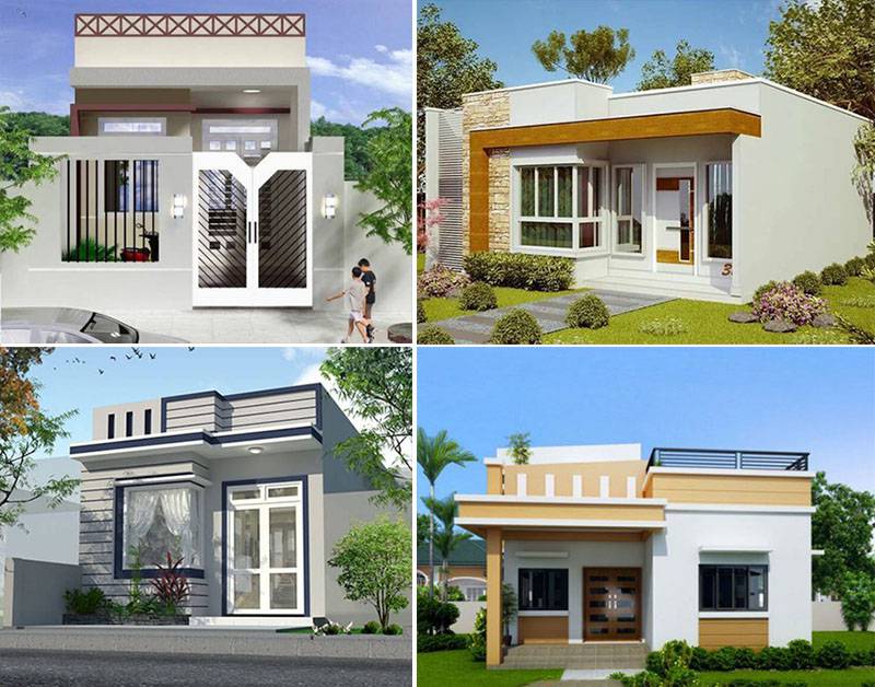 Mẫu xây nhà cấp 4 khoảng 150 triệu mái bằng Mẫu xây nhà cấp 4 khoảng 150 triệu mái bằng