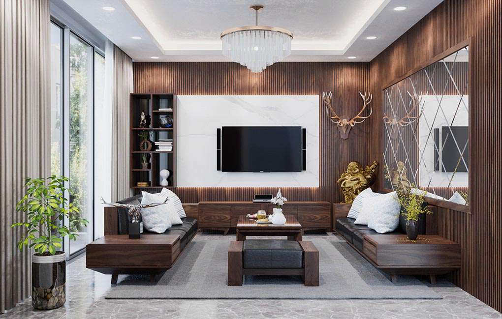 Mẫu xây nhà cấp 4 trọn gói sang trọng Mẫu xây nhà cấp 4 trọn gói phong cách hiện đại sang trọng