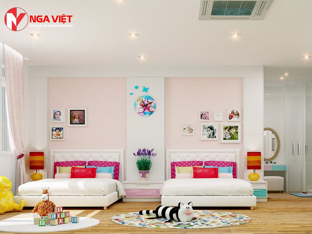 Mẫu trần thạch cao cho phòng trẻ em 10m2 Mẫu trần thạch cao cho phòng trẻ em 10m2