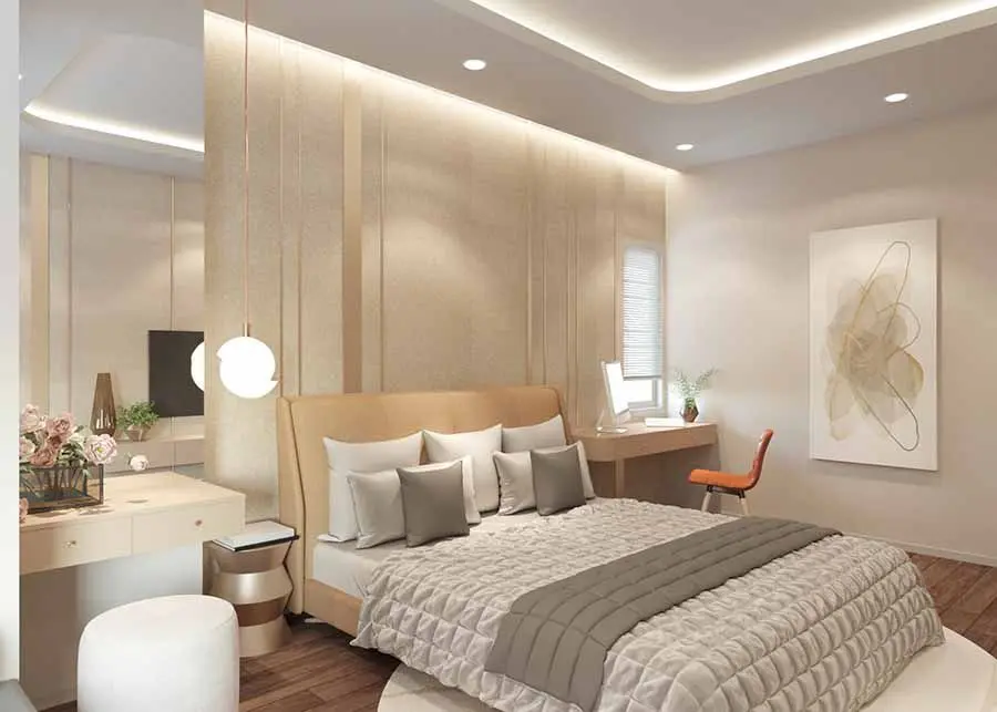 Trần thạch cao phòng ngủ đẹp