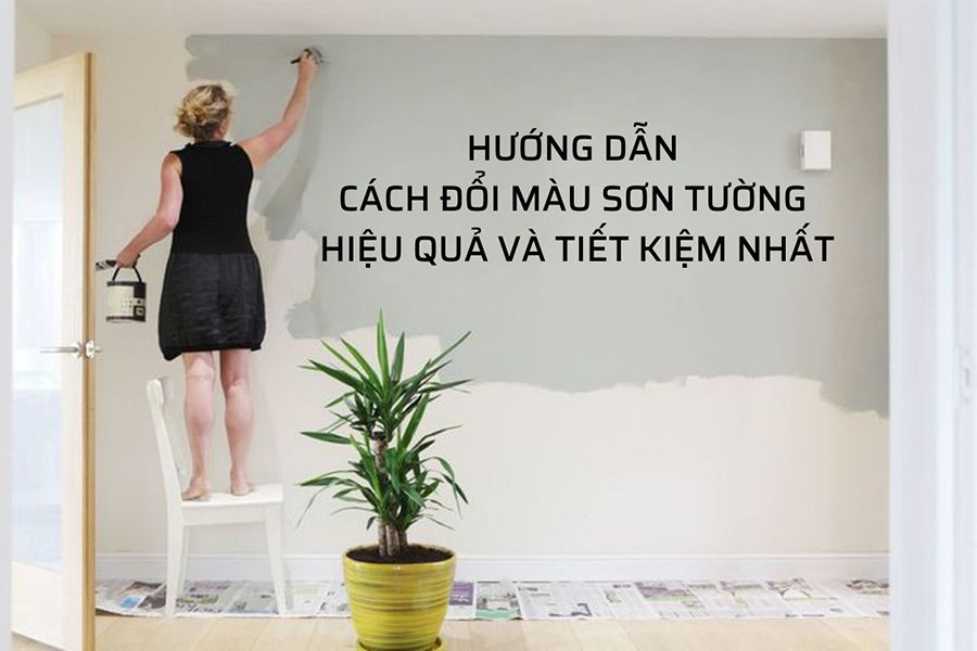 Đổi màu sơn tường đẹp