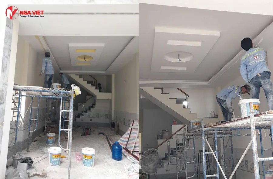 Đội ngũ Xây Nhà Nga Việt thi công sửa chữa và cải tạo công trình