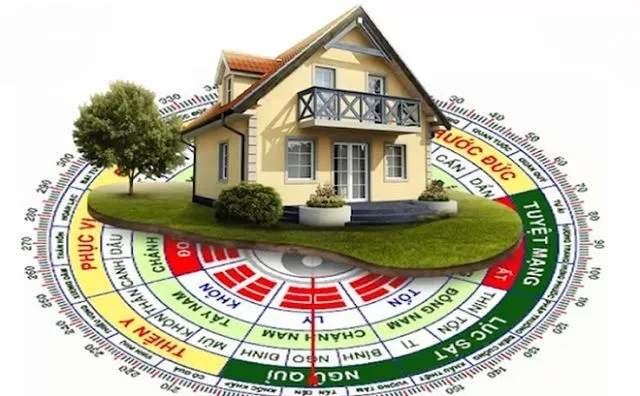 Xem hướng nhà trong xây dựng