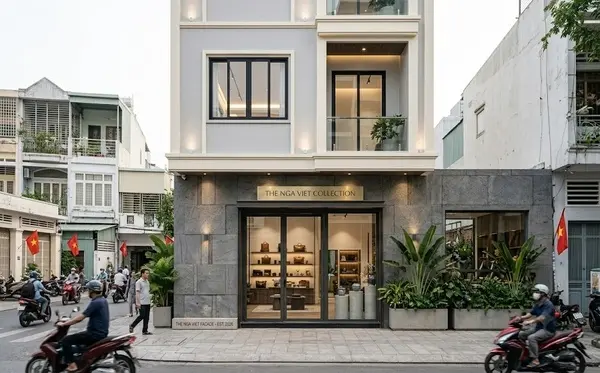 Tân trang mặt tiền nhà phố kết hợp mặt bằng kinh doanh