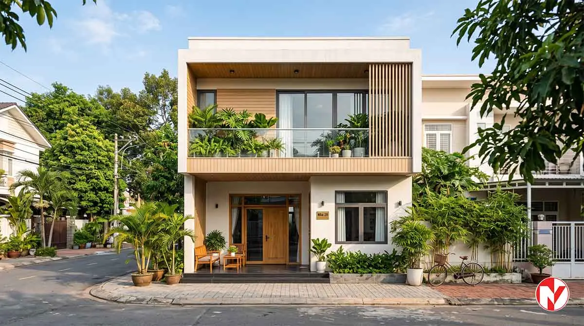 tư vấn xây nhà 2 tầng giá rẻ hiện đại