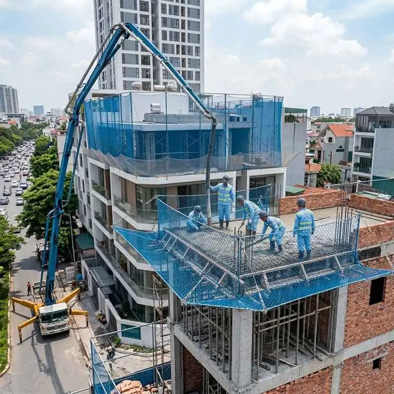 Thi công xây nhà phần thô vững chắc trọn gói tại Xây Nhà Nga Việt Thi công xây nhà phần thô vững chắc trọn gói tại Xây Nhà Nga Việt